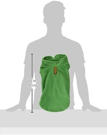 Gooby - Fleece Vest, Small Dog Pullover Fleece Jacket with Leash Ring, Green, X-Large