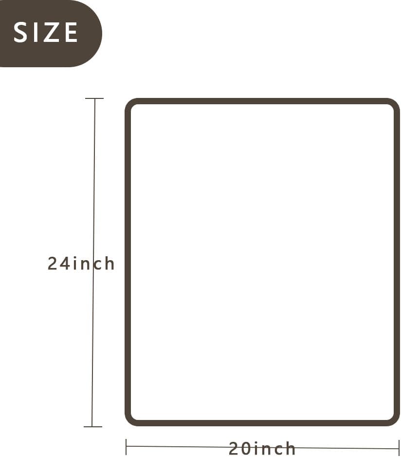 Couch Arm Covers, Anti-Slip Sofa Armrest Cover for Recliner, 2pc Washable Sofa Arm Covers, Dogs Cats Pet Scratch Proof Couch Arm Protectors, Coffee, 20x24inch