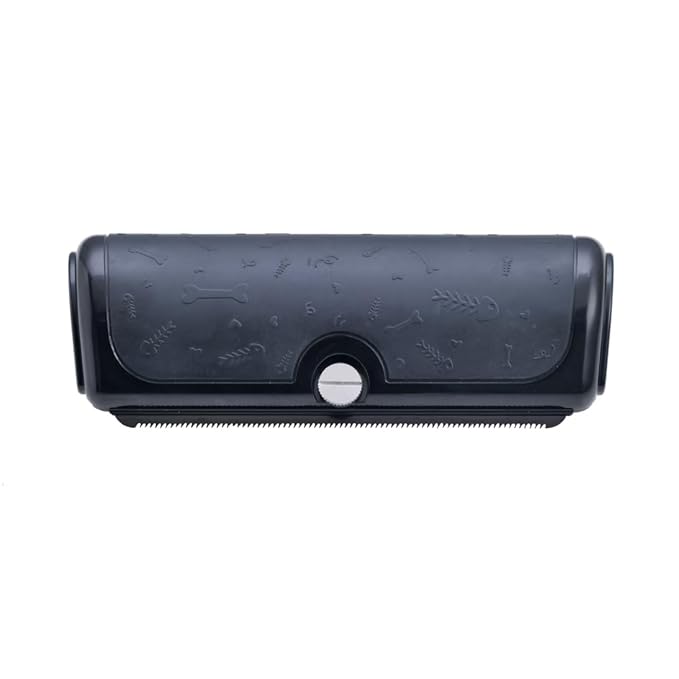 Effective Deshedding Dog Brush for Shedding Control – Gentle Grooming Tool for Dogs, Cats & Horses – Ergonomic Handle for Comfortable Fur Care – Ideal for Short & Long Hair(Black)