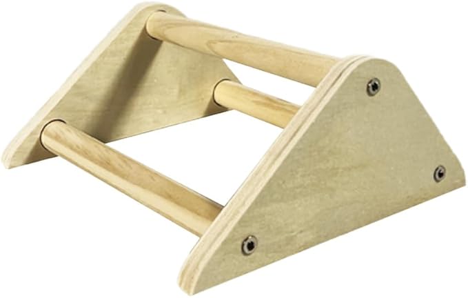 Chicken Toys, Roosting Bars for Chicks in Coop and Brooder, Wooden Chicken Perch, Coop Accessories for Large Bird, Baby Chicks, Parrot, 2 Pack