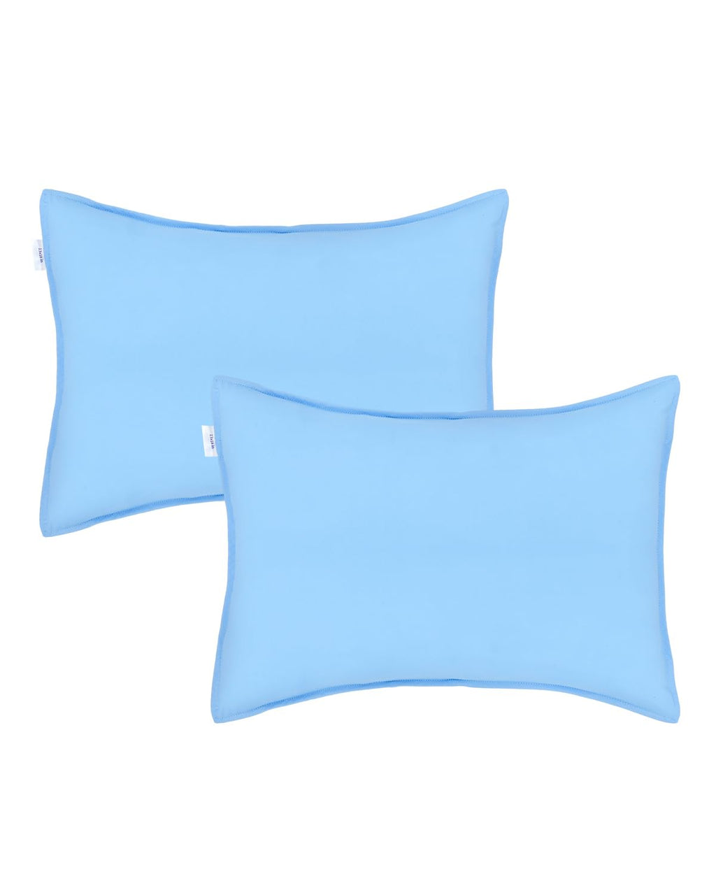 ALVABABY Toddler Pillowcases Stretchy Nylon&Spandex Soft Kids Pillow Cover 2 Pack Fit 13"x 18" or 12"x16" Envelope for Girl Boy Sleepy Travel Blue 2TPN02A