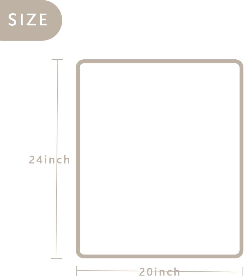 Couch Arm Covers, Anti-Slip Sofa Armrest Cover for Recliner, 2pc Washable Sofa Arm Covers, Dogs Cats Pet Scratch Proof Couch Arm Protectors, Beige, 20x24inch