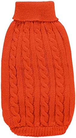 Dog Sweater, Warm Dog Sweaters for Small Dogs Medium Large Dogs, Cute Winter Classic Turtleneck Pet Sweater Cat Sweater Dog Clothes Coat Dog Christmas Sweaters for Girls Boys Dog Puppy Cat