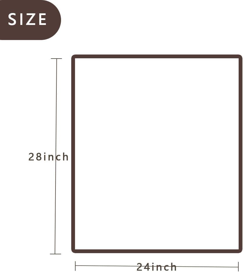 Couch Arm Covers, Anti-Slip Sofa Armrest Cover for Recliner, 2pc Washable Sofa Arm Covers, Dogs Cats Pet Scratch Proof Couch Arm Protectors, Brown, 24x28inch