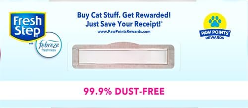 Fresh Step Clumping Cat Litter, Lightweight, Extreme, Long Lasting Odor Control Kitty Litter with Activated Charcoal, Low Dust Formula, 15.4 lb (Pack of 2)