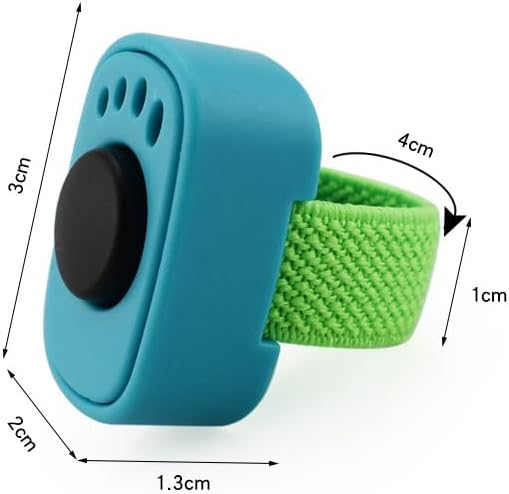 Dog Clicker with Finger Ring 10 Pack for Dogs/Cats/Horses/Birds or Other Animals - Mini Finger Clickers for Training