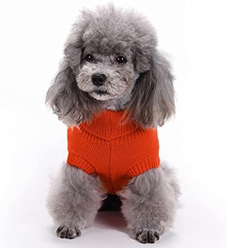 Dog Sweater, Warm Dog Sweaters for Small Dogs Medium Large Dogs, Cute Winter Classic Turtleneck Pet Sweater Cat Sweater Dog Clothes Coat Dog Christmas Sweaters for Girls Boys Dog Puppy Cat