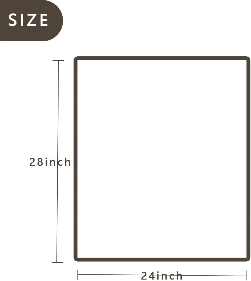 Couch Arm Covers, Anti-Slip Sofa Armrest Cover for Recliner, 2pc Washable Sofa Arm Covers, Dogs Cats Pet Scratch Proof Couch Arm Protectors, Coffee, 24x28inch