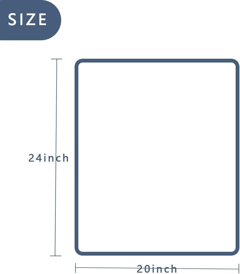 Couch Arm Covers, Anti-Slip Sofa Armrest Cover for Recliner, 2pc Washable Sofa Arm Covers, Dogs Cats Pet Scratch Proof Couch Arm Protectors, Blue, 20x24inch