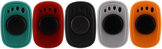 Dog Clicker with Finger Ring 10 Pack for Dogs/Cats/Horses/Birds or Other Animals - Mini Finger Clickers for Training