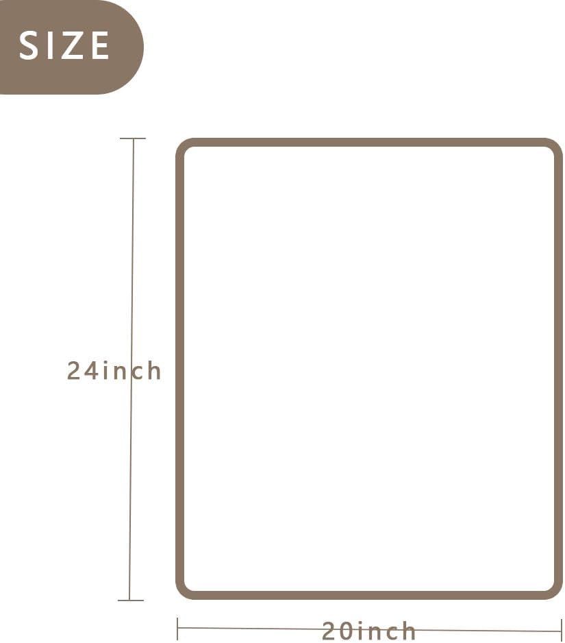 Couch Arm Covers, Anti-Slip Sofa Armrest Cover for Recliner, 2pc Washable Sofa Arm Covers, Dogs Cats Pet Scratch Proof Couch Arm Protectors, Cream Brown, 24x28inch