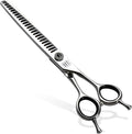 Dog Grooming Scissors: 7.5 inch Pet Chunker Shears Made Of Japanese 440C Advanced Stainless Steel Professional Grooming Scissors for Dogs Cats and Other Pets
