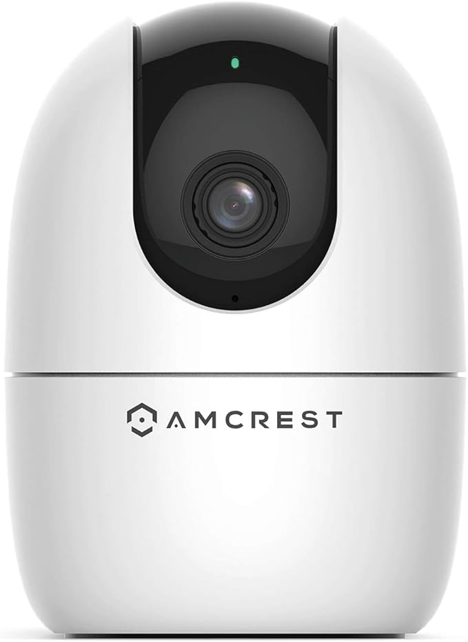 Amcrest 1080P WiFi Camera Indoor, Nanny Cam, Dog Camera, Sound & Baby Monitor, Human & Pet Detection, Motion-Tracking, Phone App, Pan/Tilt Wireless IP Camera, Night Vision, Smart Home ASH21-W