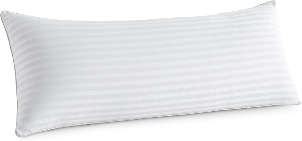 Oubonun 14 x 36 Throw Pillow Inserts, Firm and Fluffy Decorative Pillows for Couch Bed Sofa with Soft Cotton Cover White Cushion with Down Alternative Pack of 1