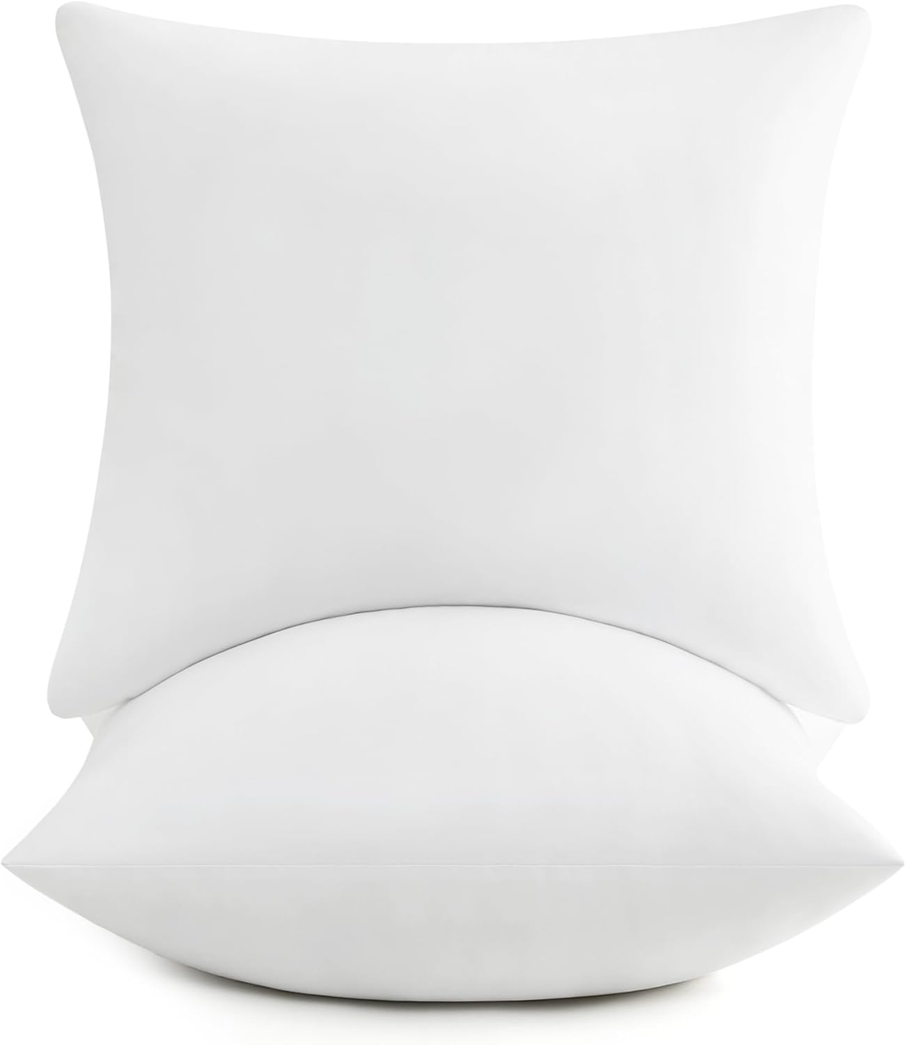 puredown® 24x24 Pillow Inserts, 2 Pack Fluffy Soft Throw Pillow Inserts Filled with Plump Stuffer, Square Decorative Pillows for Couch, Sofa, Bed and Home Decor