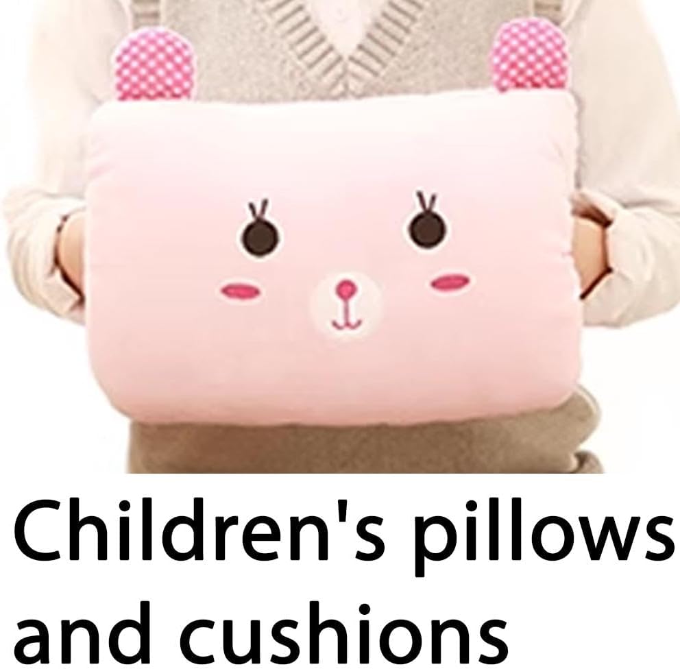 Kids Cartoon Hand Pillow, Cute Plush Animal Hand Warmer Pillow, Children's Throw Pillow Cushions for Students to Take A Nap, Travel Essentials