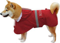 Dog Rain Coats for Small and Medium Dogs Waterproof, Raincoat Apparel Poncho Waterproof Dog Clothes Pet Jacket Dog Raincoats Jacket for Small Sized Dogs (Red,2XL)