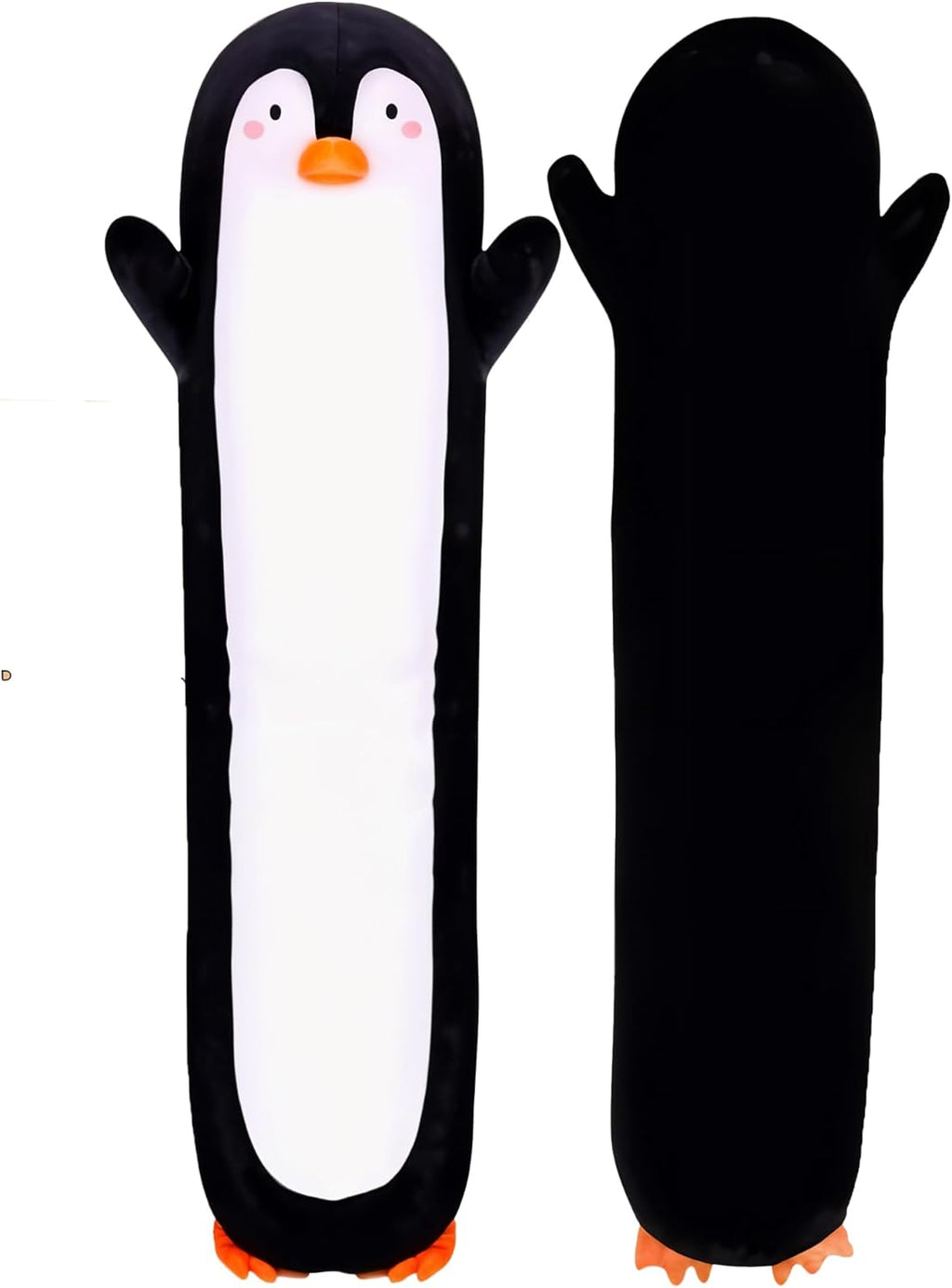 Penguin Plush Body Pillow for Kids | Long Stuffed Animal Cuddle Pillow | Soft Hugging Toy | Plushie Gift for Girls & Boys | Long Plush Body Pillow for Sleep & Comfort | Large, 47 Inches