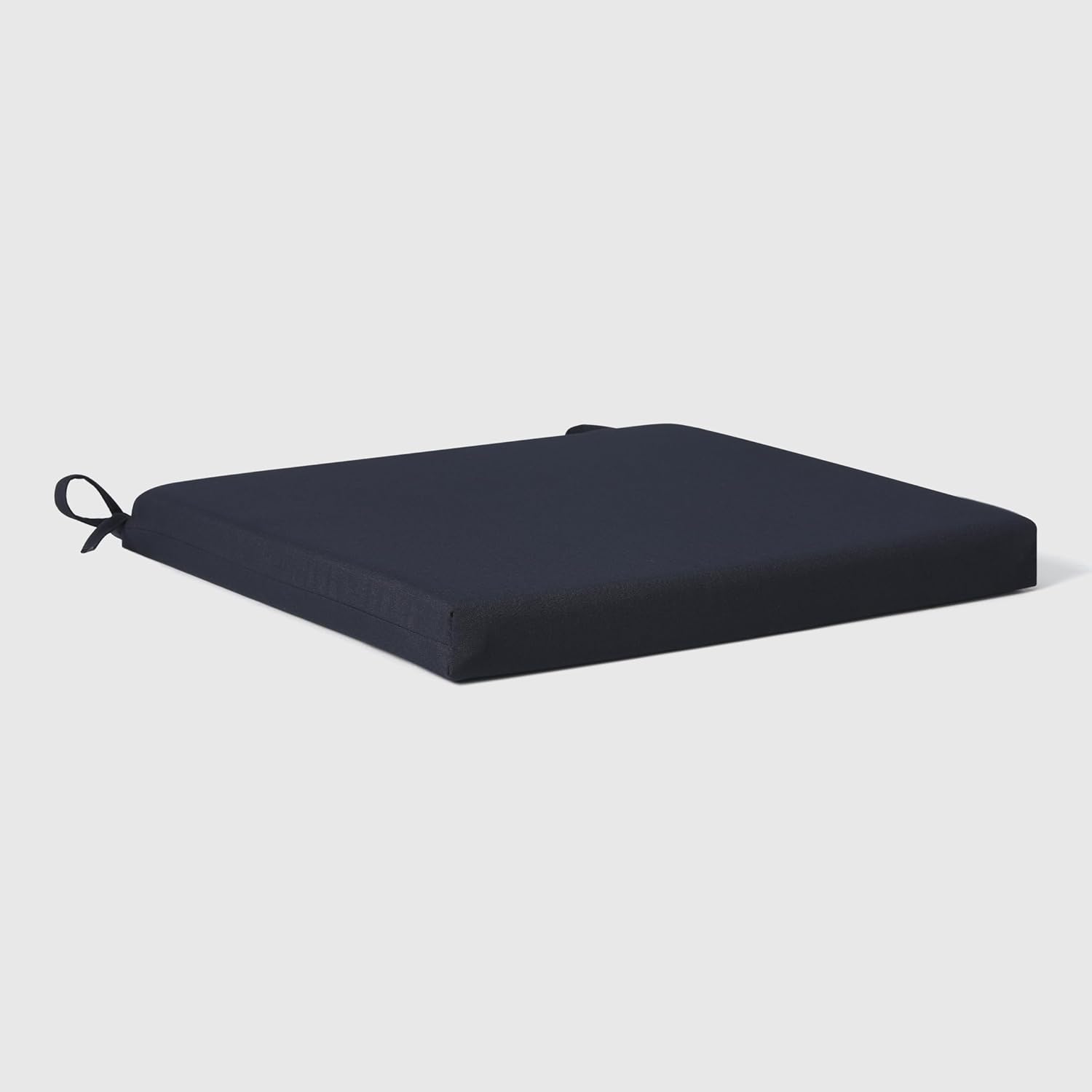 WestinTrends Solace Outdoor Patio Kitchen Dining Chair Square Seat Cushions Set of 4, 18 x 18, Navy Blue