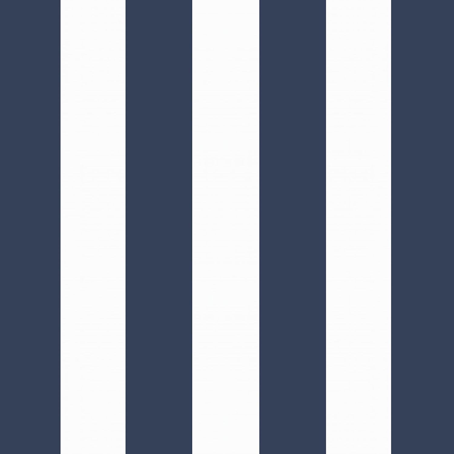 Arden Outdoor Deep Seat Cushion Set, 24 in x 24 in, Weather-Proof, Rain-Proof, Fade Resistant Patio Cushion for Chair, Sofa, and Couch Sapphire Blue Cabana Stripe