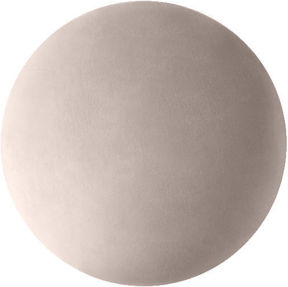 MOJUN Round Throw Pillow, 20" Cute Soft Round Seating Cushions Pillow Meditation Pillow Home Decorative Floor Pillows Cushions for Couch Sofa Car Living Room Bed, Light Coffee