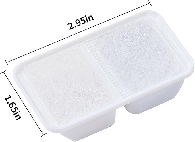 6 Packs Replacement Filters for Cat Water Fountain, Filters & Sponges with Activated Carbon, Ion Exchange Resin, Compatible with Automatic Water Fountain