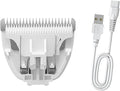 Blade Replacement & Charged Cable for Pet Hair Trimmers,1 Replacement Blade & 1 Replacement Cable for Dog Shavers