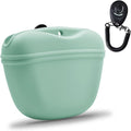 AUDWUD Silicone Dog Treat Pouch,with Dog Training Clicker,Clip on Portable Training Container,Convenient Magnetic Buckle Closing and Waist Clip