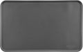 Amazon Basics Waterproof Anti-Slip Silicone Cat & Dog Food Mat, Pet Mats with Raised Edges for Food and Water Bowl to Protect Floors, 18.5 x 11.5 Inches, Gray, Solid