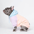 Spark Paws Dog Hoodie – Premium Dog Sweater for Small, Medium, and Large Dogs | Warm Outfits for French Bulldogs, Pitbull, Puppy, Winter Jacket Alternative - Cotton Candy - XL