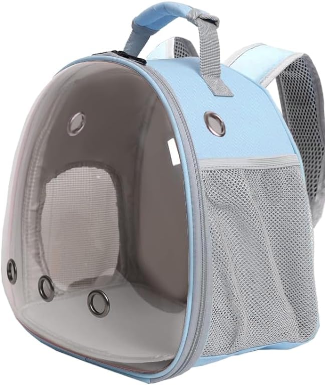 Guinea Pig Backpack, Space Capsule Bubble Window Small Animal Backpack for Guinea Pig, Bird Bunny Rabbit