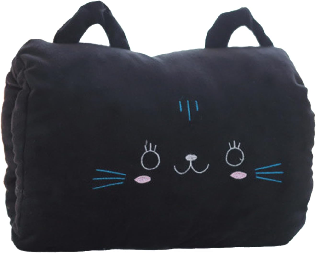 Kids Cartoon Hand Warmer Pillow, Plush Animal Doll with Arm Warmers for Children, Soft Hugging Cushion for Nap and Winter Days, Cozy Throw Pillow