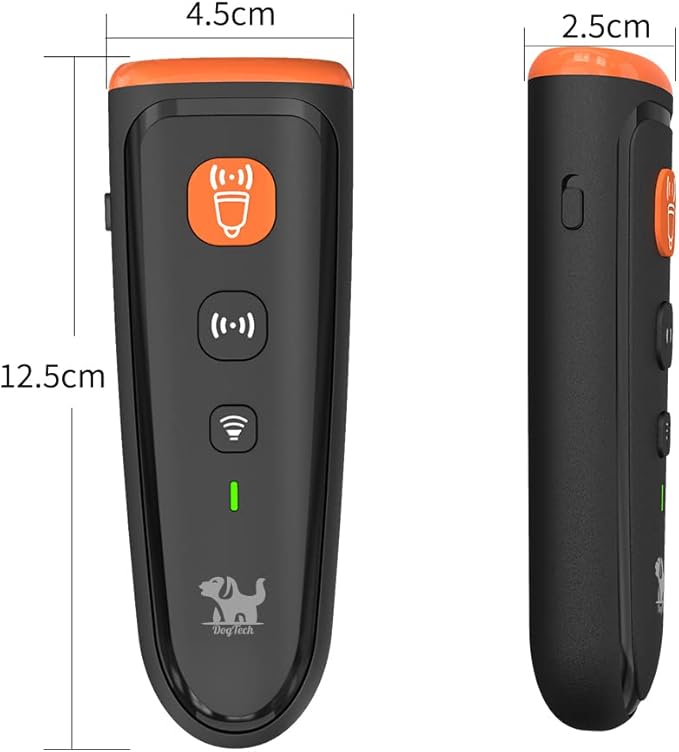 JVSO Rechargeable Ultrasonic Anti-Barking Device | Safe Dog Training Tool | Stop Barking Up to 16.7 ft | Effective for All Dog Breeds and Sizes