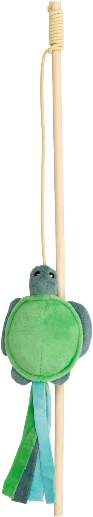 Cat Toys | Plush Toy Turtle Teaser Cat Toys for Indoor Cats | Eco Friendly Toy Made from Non Toxic Materials