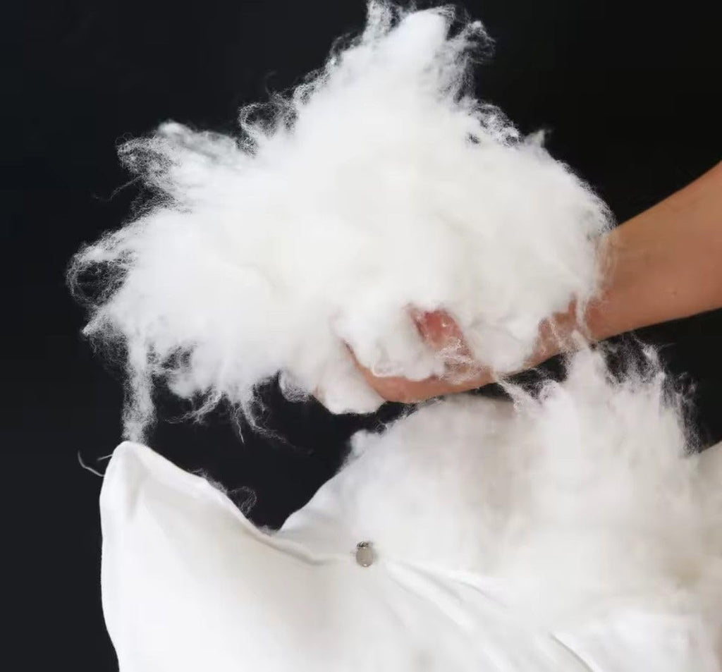 MoonRest® - Fiberfill - Synthetic Down Alternative Polyester Stuffing for Pillow Insert Form, Sofa Shams Stuffer, Decorative Throw Pillow, Cushion and Bed Pillow - Hypoallergenic