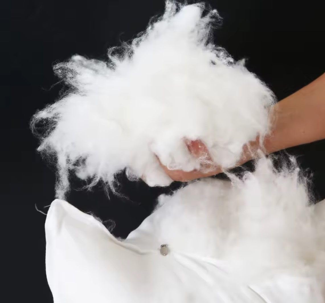 MoonRest® - Fiberfill - Synthetic Down Alternative Polyester Stuffing for Pillow Insert Form, Sofa Shams Stuffer, Decorative Throw Pillow, Cushion and Bed Pillow - Hypoallergenic