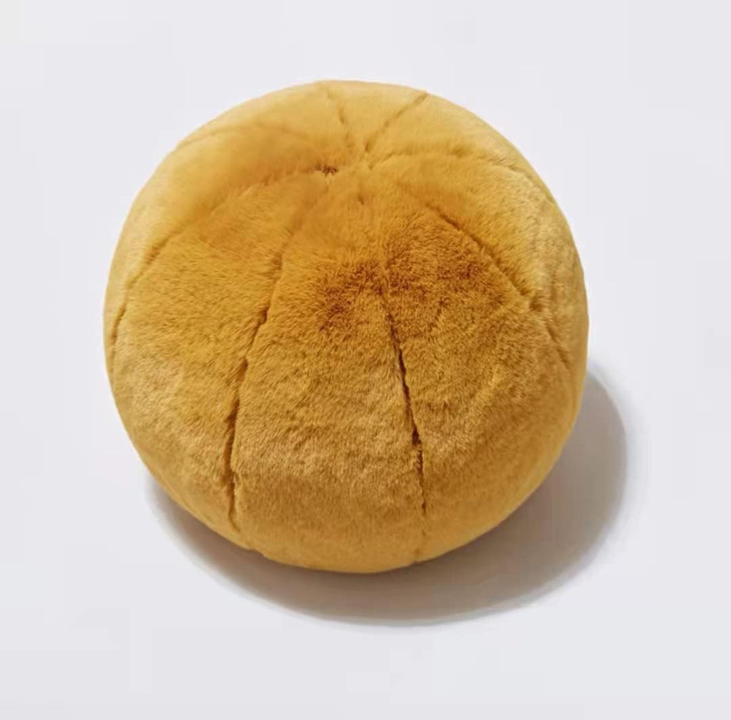 MOJUN Plush Ball Pillow, Round Throw Pillow Home Decoration Floor Pillow Cushion, Sphere Pillow for Kids Toy Couch Bed or Chair (13.77inch, Yellow