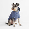 Spark Paws Dog Hoodie – Premium Dog Sweater for Small, Medium, and Large Dogs | Warm Outfits for French Bulldogs, Pitbull, Puppy, Winter Jacket Alternative - Slate Blue - M