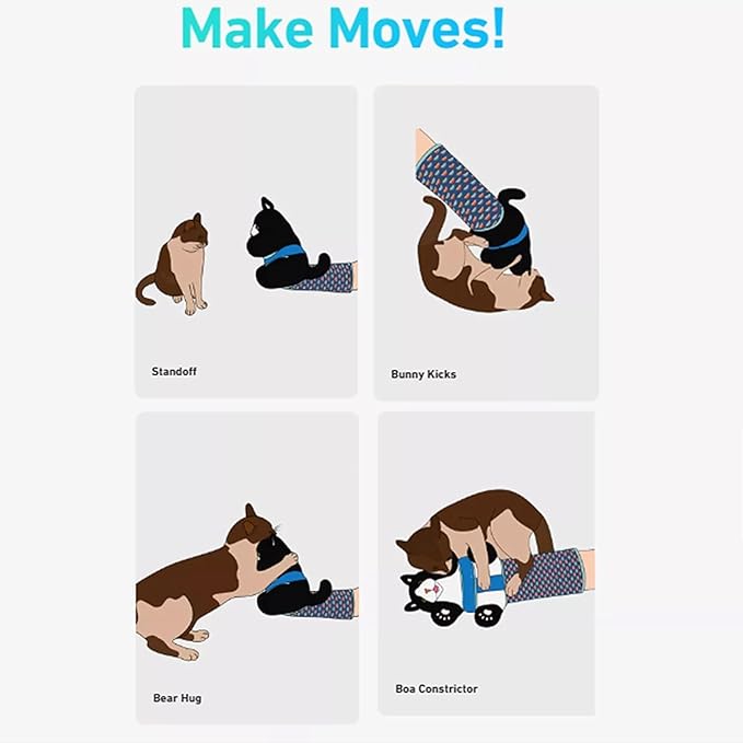 Cat Toys, Cat Wrestling Glove, Cat Wrestling Puppet, Hand Puppets with Tough Padding for Safe and Fun Interactive Toys