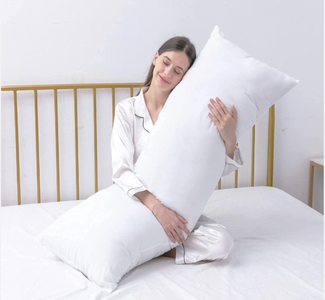 MoonRest® 20x54 Inch Synthetic Down Alternative Rectangle Pillow Insert Form Stuffer for Sofa Shams, Decorative Throw Pillow, Cushion and Bed Pillow Stuffing - Hypoallergenic 20“X 54”