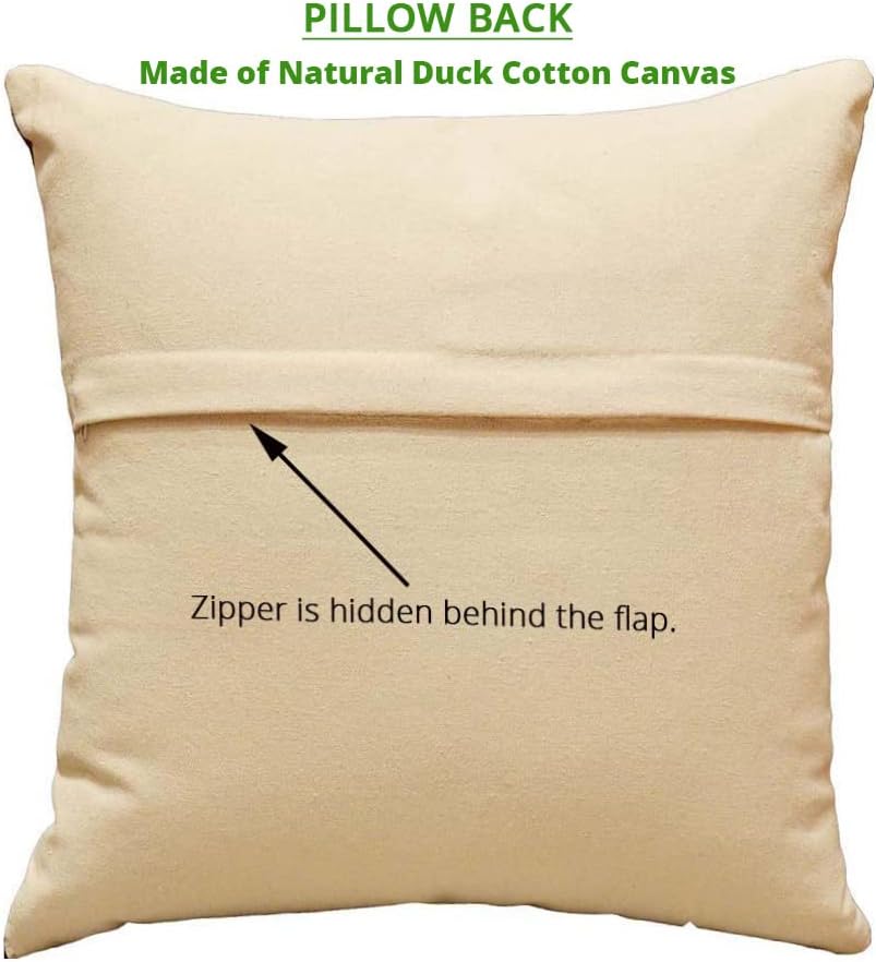 Turquoise Rooster Accent Pillow Cover Bird Cockerel Decorative Pillowcase Karla Gerard Farmhouse Sofa Cushions Hand Embroidered Wool 18x18 Inch