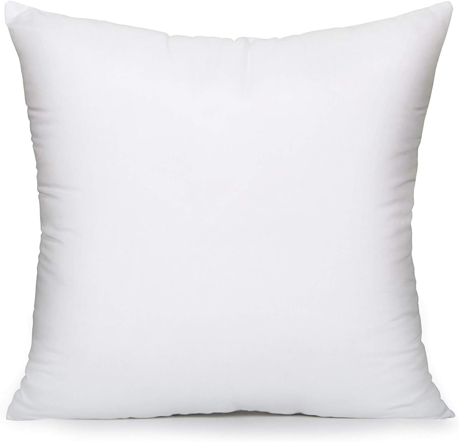 MoonRest® 18x18 Inch Synthetic Down Alternative Square Pillow Insert Form Stuffer for Sofa Shams, Decorative Throw Pillow, Cushion and Bed Pillow Stuffing - Hypoallergenic 18“X 18”