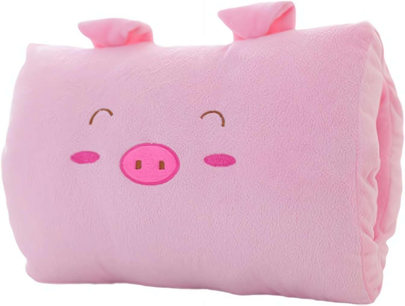 Kids Cartoon Hand Pillow, Cute Plush Animal Hand Warmer Pillow, Children's Throw Pillow Cushions for Students to Take A Nap, Travel Essentials