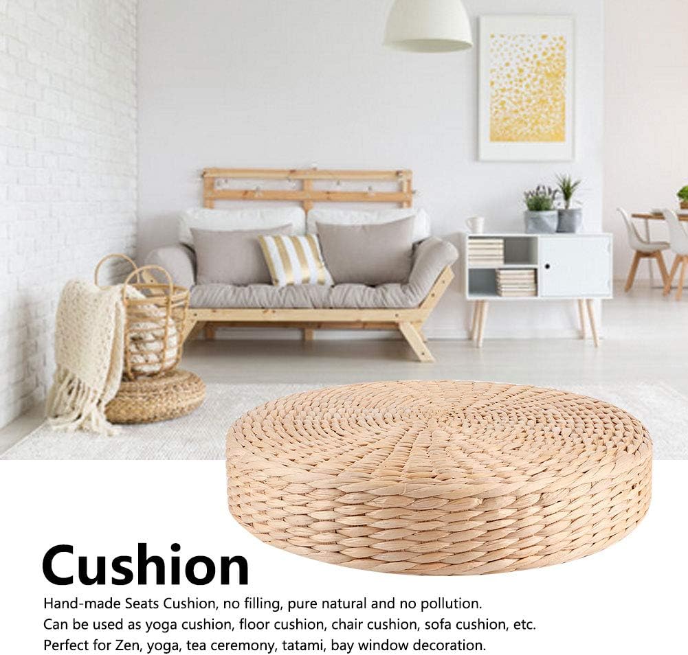 Round Sitting Cushion, 30x5cm / 11.8x2.0in Household Thicken Tatami Seats Floor Pillow Cushion Pouf Decoration for Zen Yoga Tea Ceremony