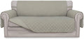 Easy-Going Sofa Slipcover Reversible Loveseat Sofa Cover Couch Cover for 2 Cushion Couch Furniture Protector with Elastic Straps for Pets Kids Dog Cat (Oversized Loveseat, Beige/Beige)