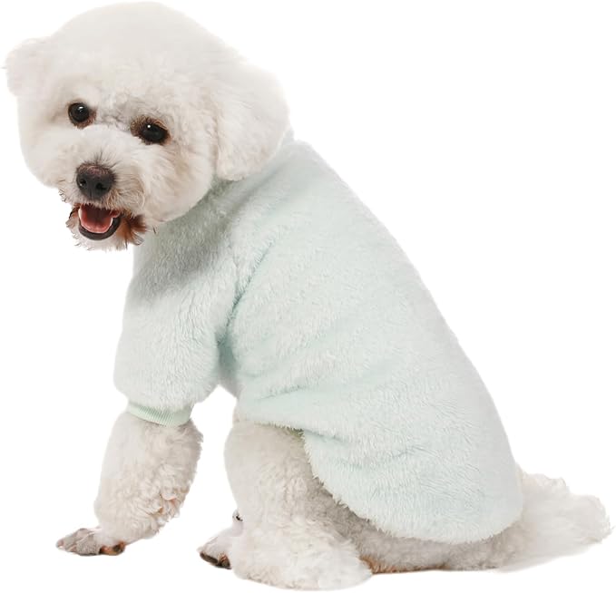 Dog Sweater, 3 Pack Dog Sweaters for Small Dogs, Dog Clothes for Small Dogs Girl Boy, Ultra Soft and Warm Puppy Sweatshirt Pet Coat for Winter Christmas (S, Lt Pink+Lt Green+Lt Yellow)