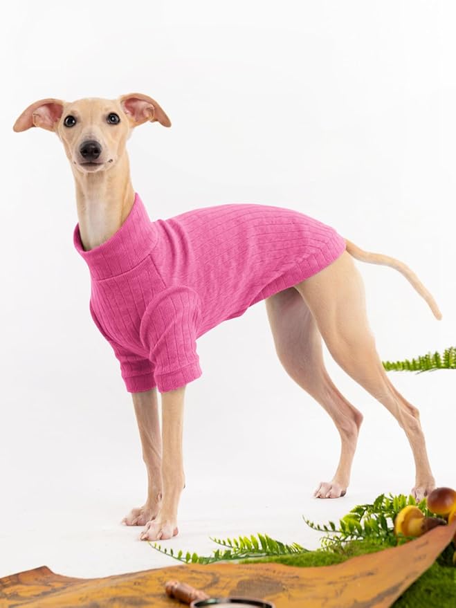 Dog Turtleneck Knitted Shirt Stretchy Pullover Sweater Winter Warm Puppy Clothes for Small Medium Dogs