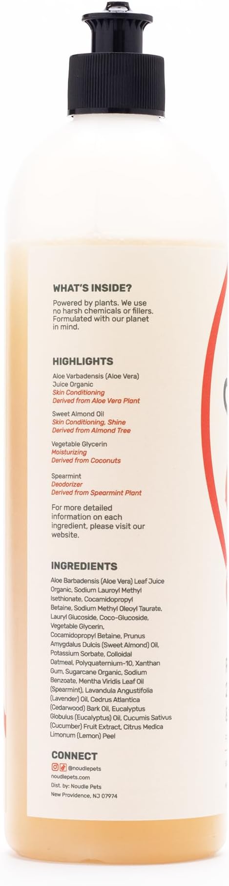 Pets - Revitalizing 2-1 Shampoudle, 16oz, Moisturizing and Gentle All Natural pet Shampoo with Spearmint, Cedarwood, Eucalyptus, and Oatmeal