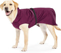 Goldpaw Rainpaw Waterproof Dog Raincoat - Durable Dog Rain Jacket for All Seasons - Easy to Wear, Adjustable, Premium Pet Outerwear - Made in The USA - Machine Washable - Beetroot - Size 18