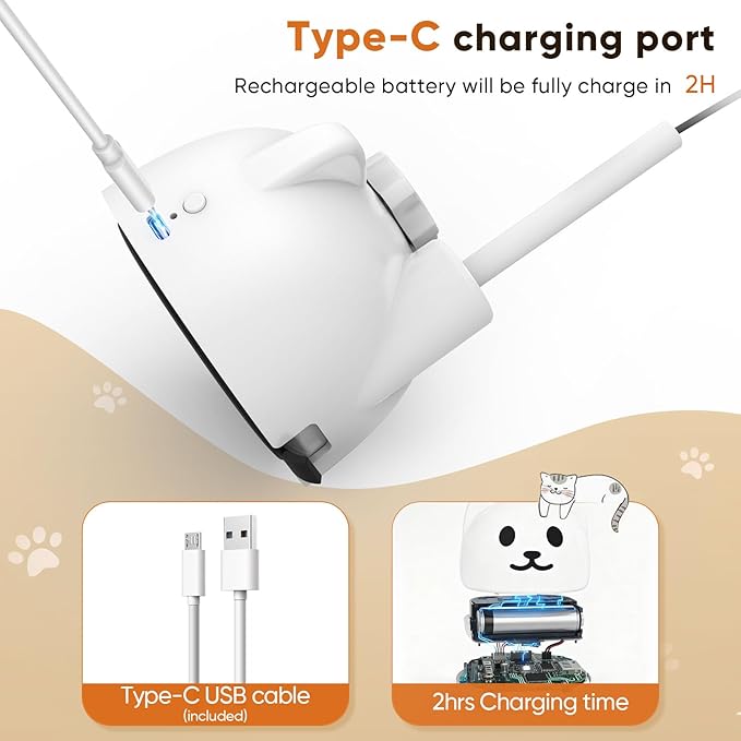 Interactive Cat Toys for Indoor Cats Automatic Electric Flying Bird Feather Cat Toy - Best Kitten & Adult Cat Enrichment Toy Stick-on Hanging Electric Kitty Toys for Bored Cats